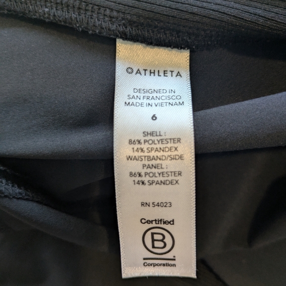 ATHLETA Brooklyn Ankle Pant 6 Black Mid Rise Lightweight Outdoor Summer Hiking - Picture 13 of 13